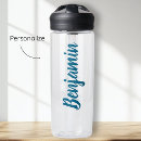 Search for blue water bottles Back to school