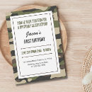 Search for military birthday invitations Green