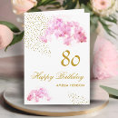 Search for eighty birthday cards Pink