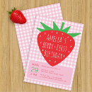 Search for red 1st birthday invitations Summer