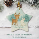 Search for bunny baby christmas tree decorations New parents