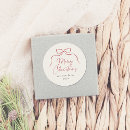Search for red ribbon stickers Hand drawn