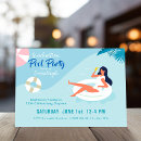 Search for pool graduation invitations Tropical