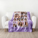 Search for lavender photo blankets Purple