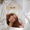 Search for burlap christmas stockings Beige