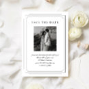 Search for geometric wedding save the dates Black and white