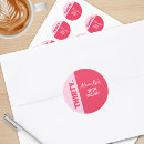 Search for red herring stickers Pink and red