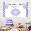 Search for purple baby shower banners Welcome