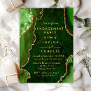 Search for green marble invitations Green and gold