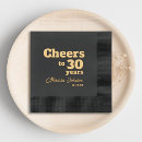 Search for cheers to 30 years Black and gold