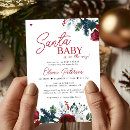 Search for santa baby shower invitations Elegant