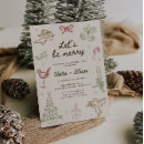 Search for colourful engagement party invitations Hand drawn