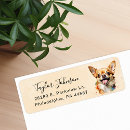 Search for chihuahua dog return address labels Watercolor