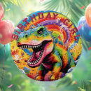 Search for dinosaur birthday badges Rainbow