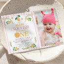 Search for pink lemon invitations For kids