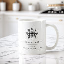 Search for winter wedding mugs Snowflake