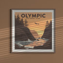 Search for vintage olympic posters Olympic national park