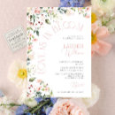 Search for pink flowers bridal shower invitations Watercolor