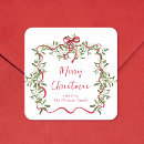 Search for christmas red bow stickers Whimsical