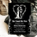 Search for goth bridal shower invitations Bride or die