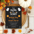 Search for scary birthday invitations Pumpkin