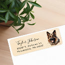 Search for german shepherds return address labels Cute
