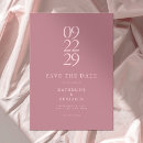 Search for dusty rose wedding save the dates Modern