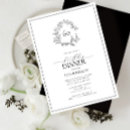 Search for black white 60th birthday invitations Adult birthday party