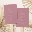 Search for dusty rose wedding programs Modern