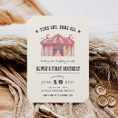 Search for vintage circus invitations Watercolor