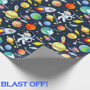 Search for astronaut wrapping paper Spaceship