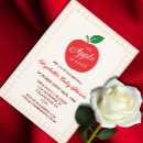 Search for apple baby shower invitations Gingham