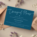 Search for change of plans invitations Minimalist