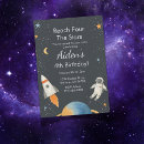 Search for reach four the stars birthday invitations Watercolor