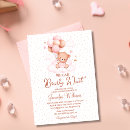 Search for brown baby girl shower invitations Teddy bear