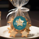 Search for teal and gold stickers Festive