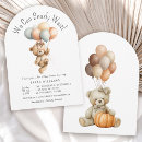 Search for can bearly wait baby shower invitations Cute teddy bear