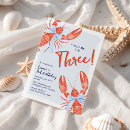 Search for lobster birthday invitations Coastal