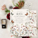Search for boho bridal shower invitations Butterfly