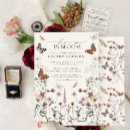 Search for boho bridal shower invitations Butterfly