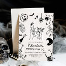 Search for halloween 30th birthday invitations Black and white
