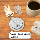 Search for golf clubs key rings For him