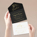 Search for foil 50th birthday invitations Chic