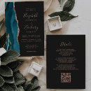 Search for teal rose wedding invitations Dark