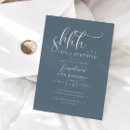 Search for slate blue invitations Minimalist