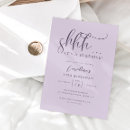 Search for purple surprise party invitations Simple