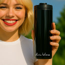 Search for black travel mugs Monochrome