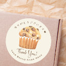 Search for cupcake thank you stickers Bakery