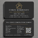 Search for contractor business cards Construction company branding