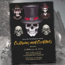 Search for cocktail halloween invitations Gothic skull party